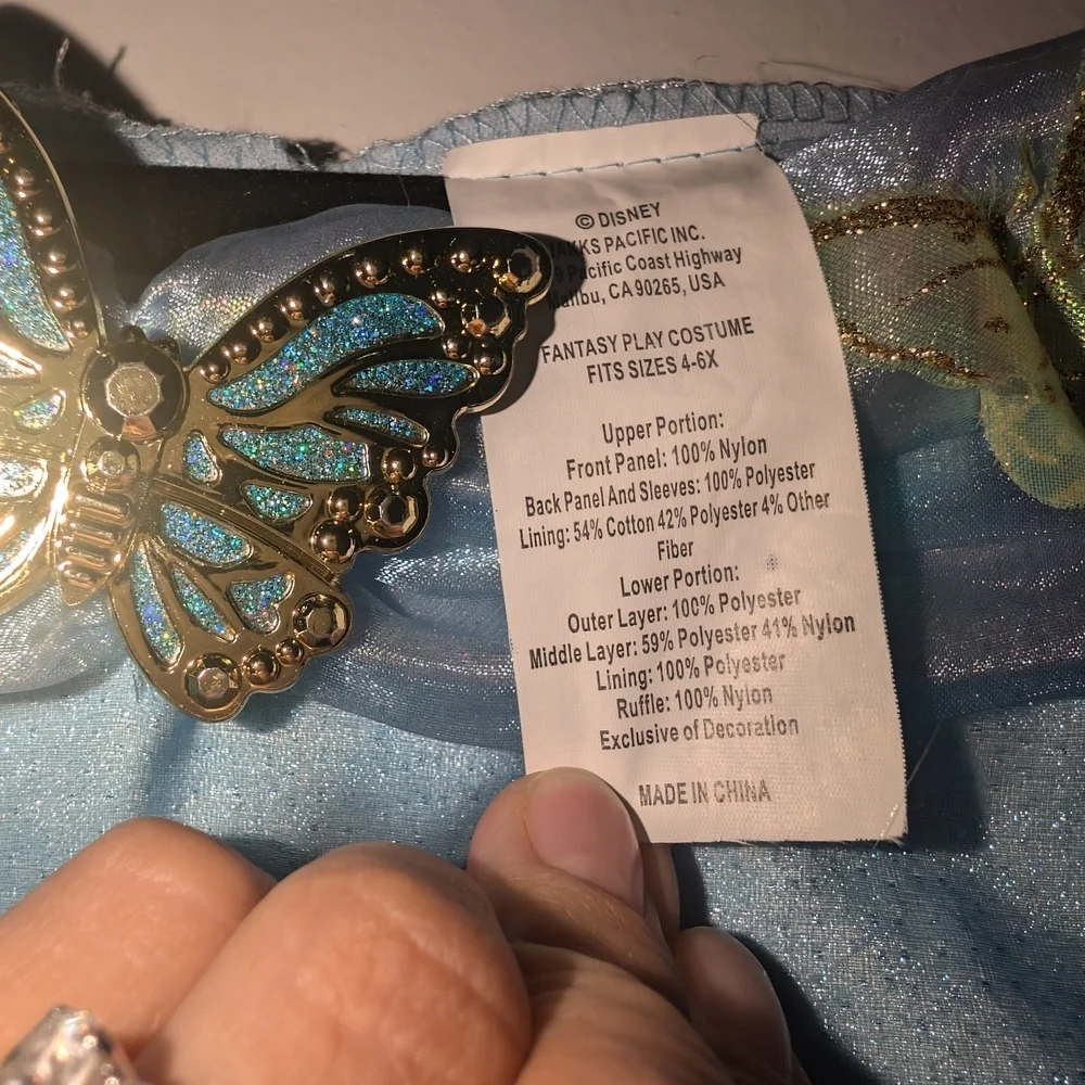 Disney Blue Butterfly Fairy Costume for Kids
